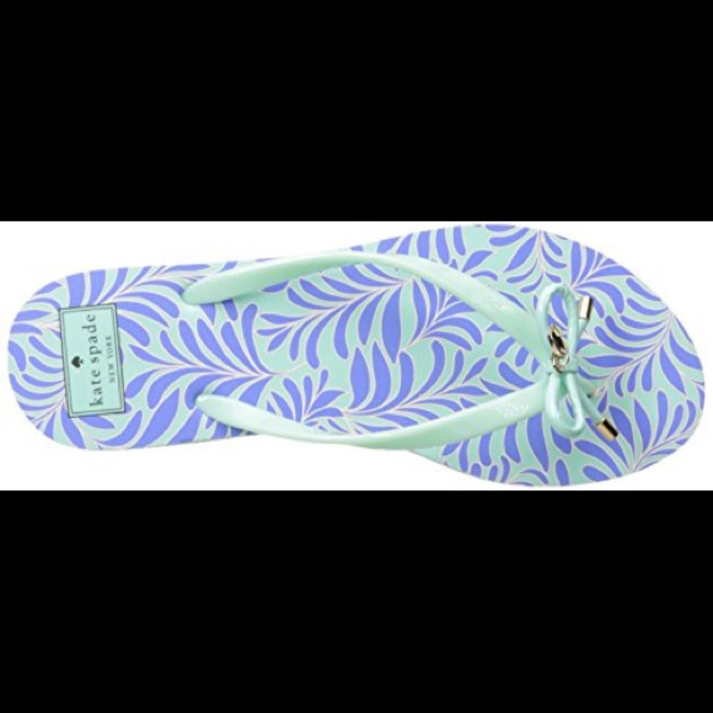 Kate spade flip flops.